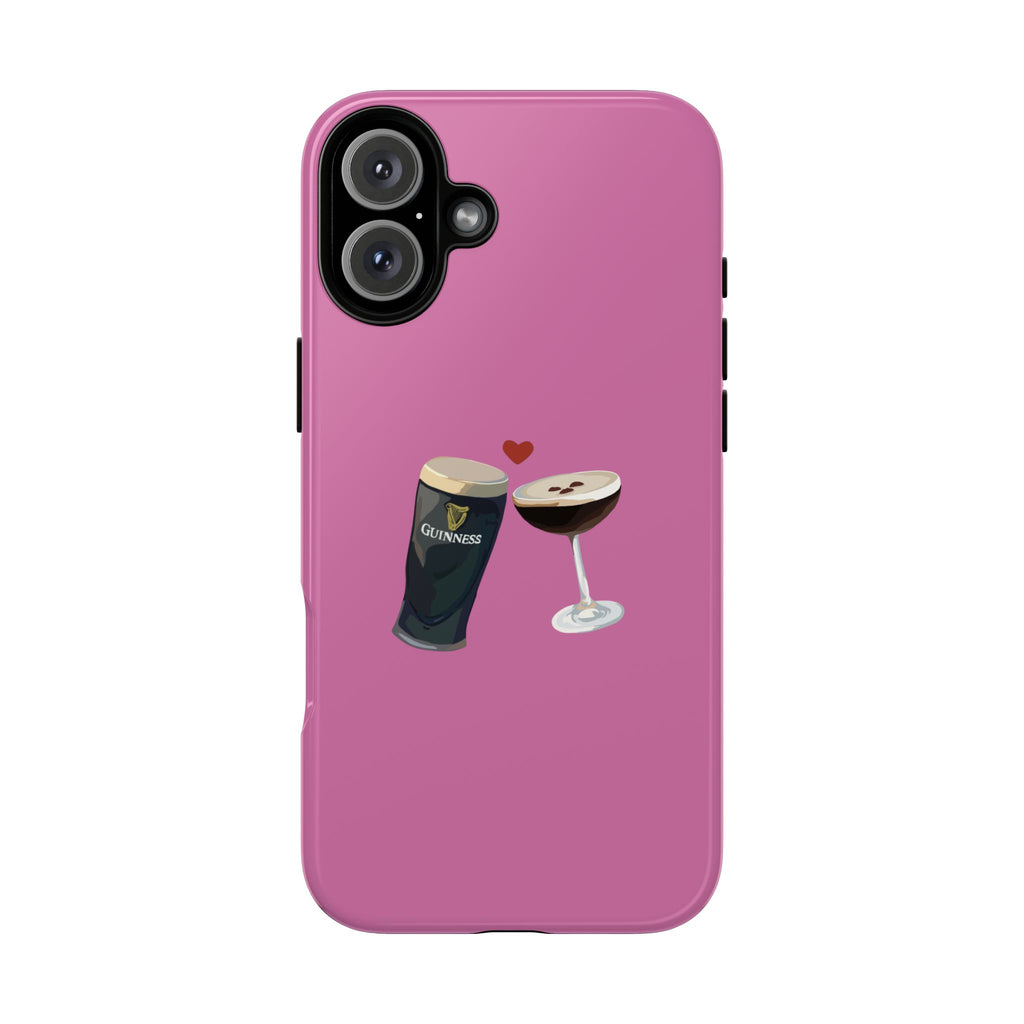 Pint & Wine Glass (Pink) Tough Case