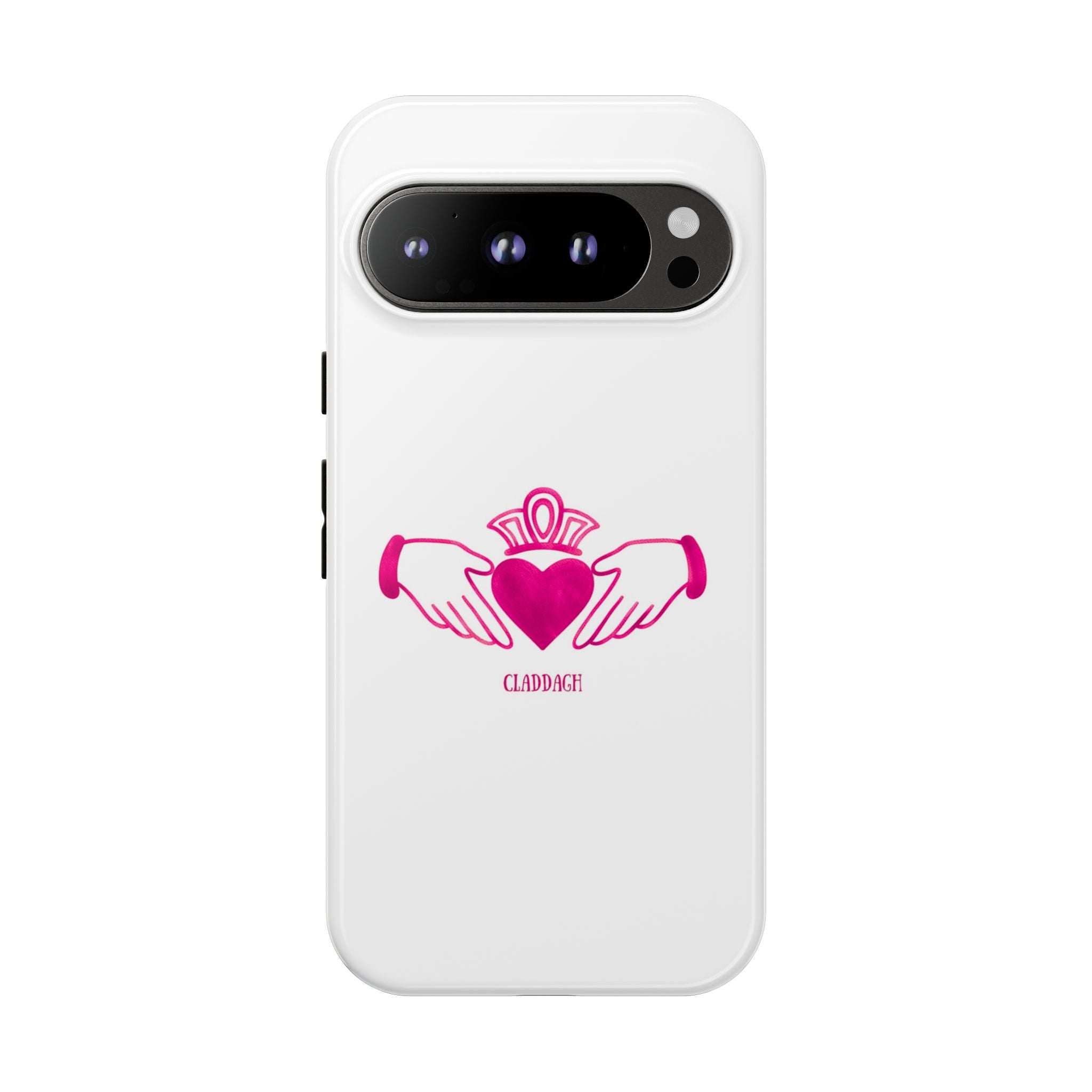 Pink Irish Claddagh Symbol Tough Phone Case