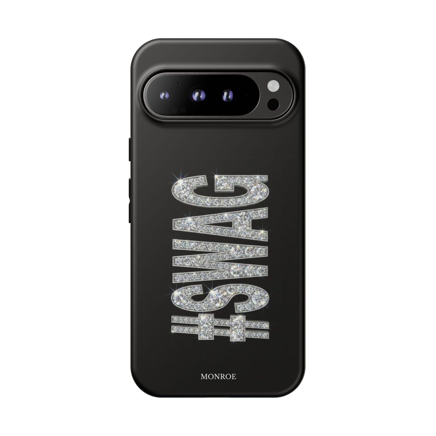 “#SWAG” Black Bling Tough Case