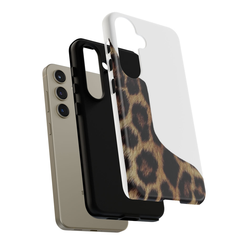 Half Cheetah Print Phone Case