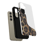 Half Cheetah Print Phone Case