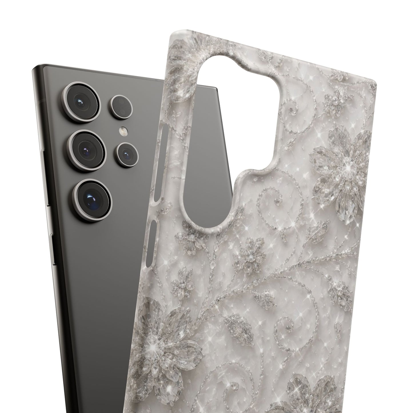 Glittery Floral Case