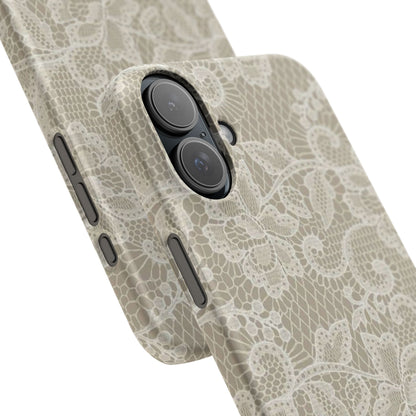 Vintage Beige Lace Case