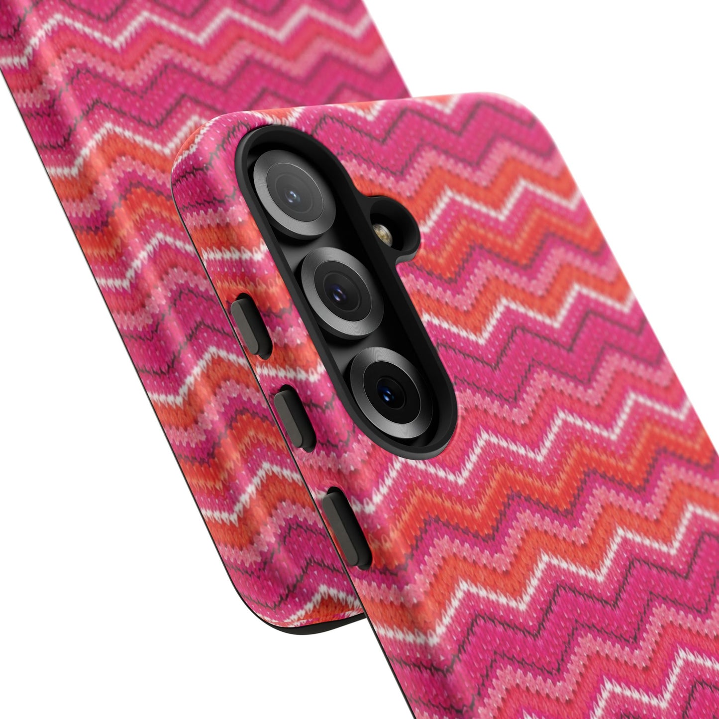 Pink Zigzag Tough Case