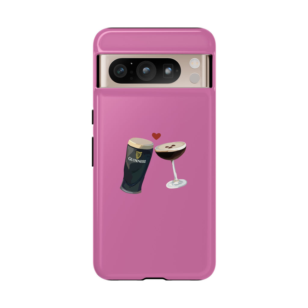 Pint & Wine Glass (Pink) Tough Case