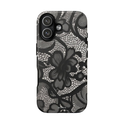 Black Vintage Lace Tough Case