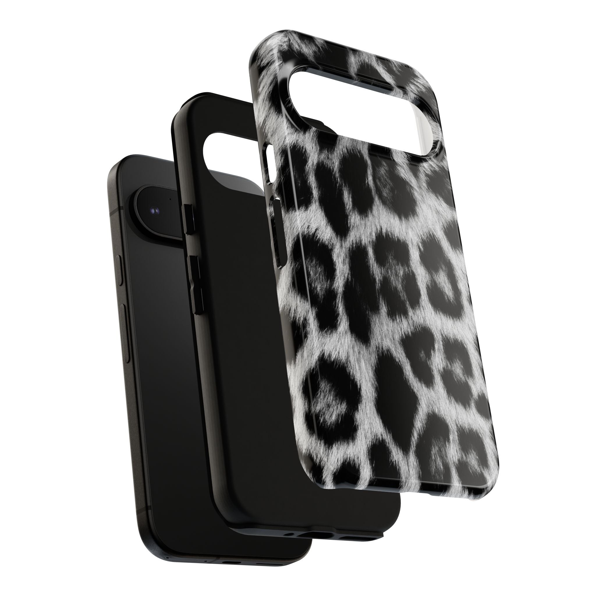 B&W Leopard Phone Case