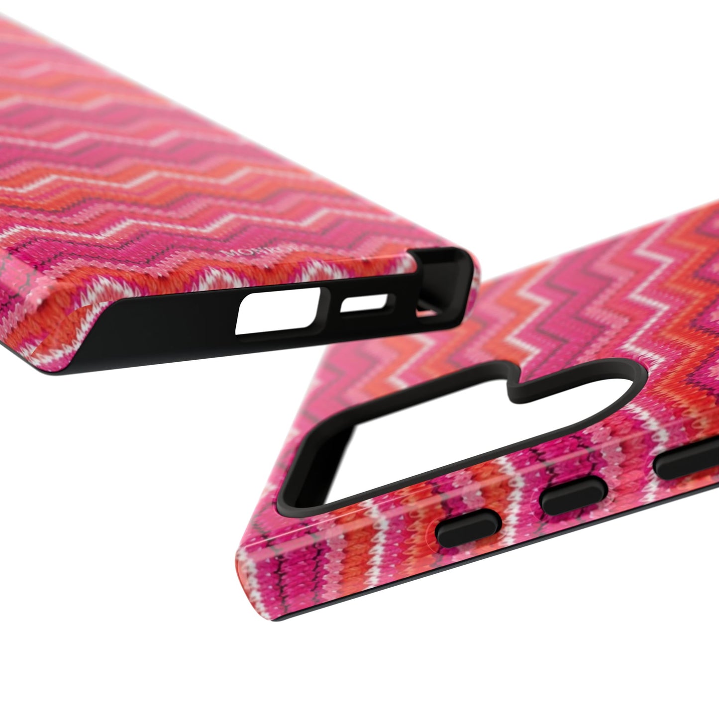 Pink Zigzag Tough Case