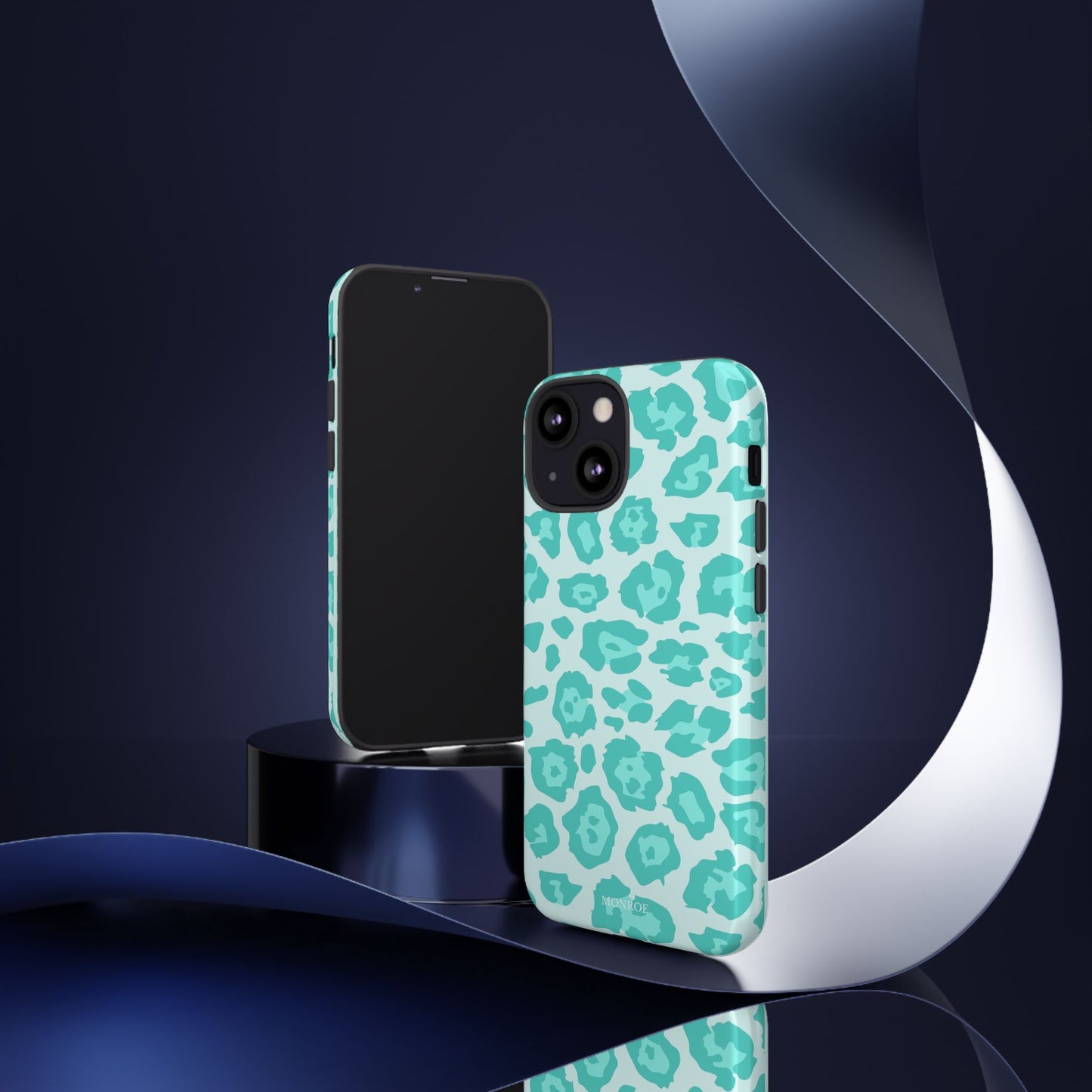Teal Leopard Tough Case