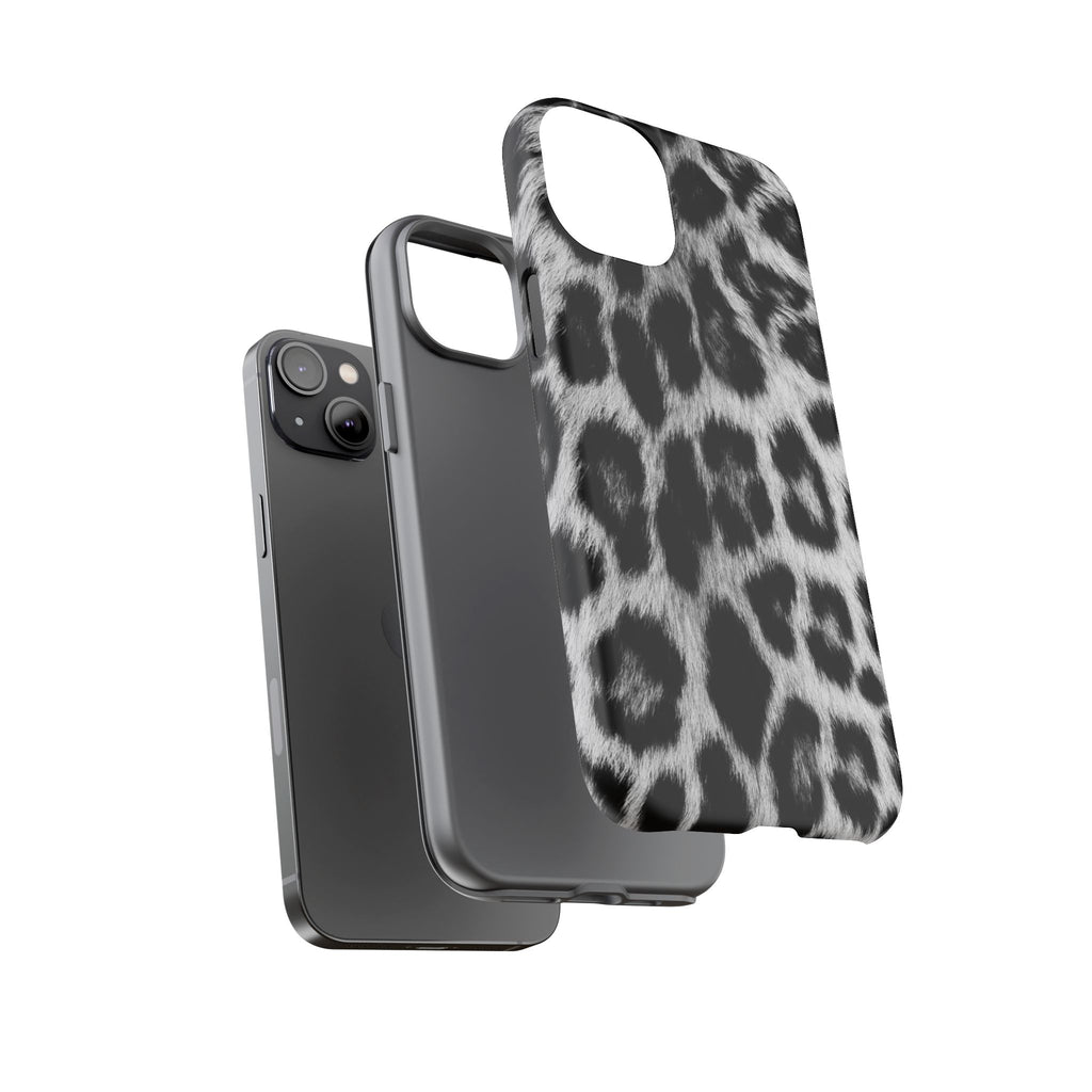 B&W Leopard Phone Case