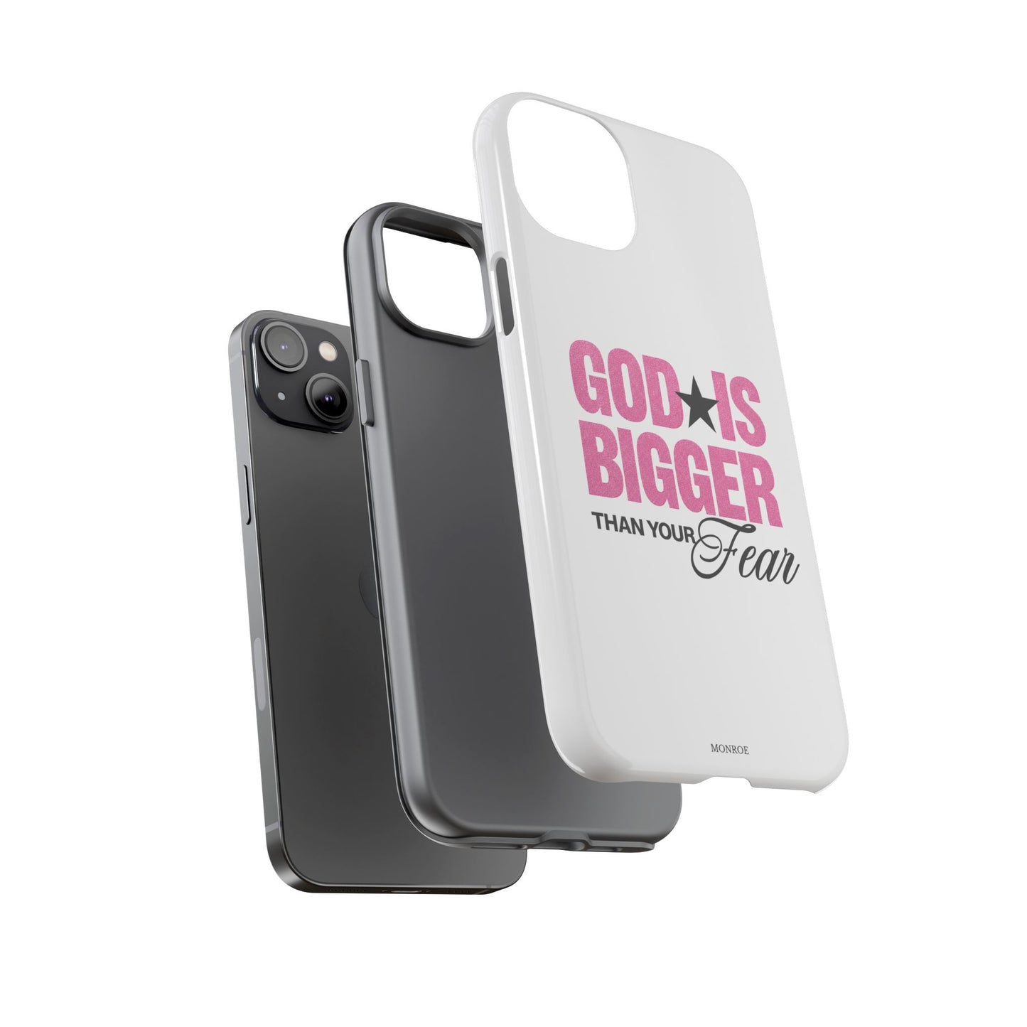"God Is Bigger Than Your Fear" Tough Case