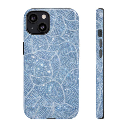 Glacier Blue Floral Tough Case