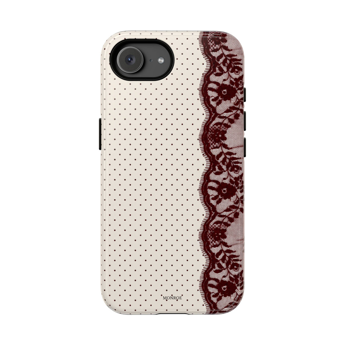 Burgundy Lace Edge Tough Case