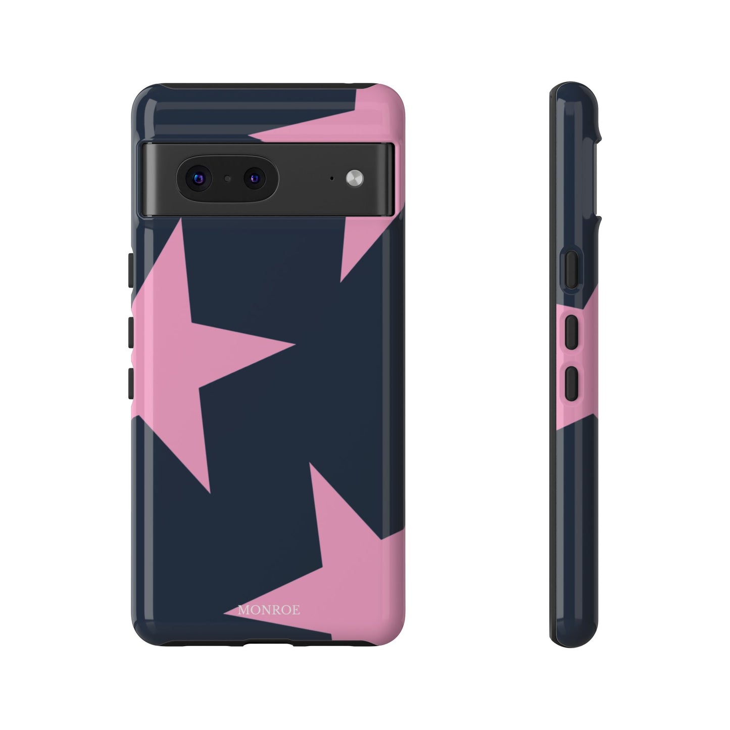 Navy & Pink Star Tough Cover