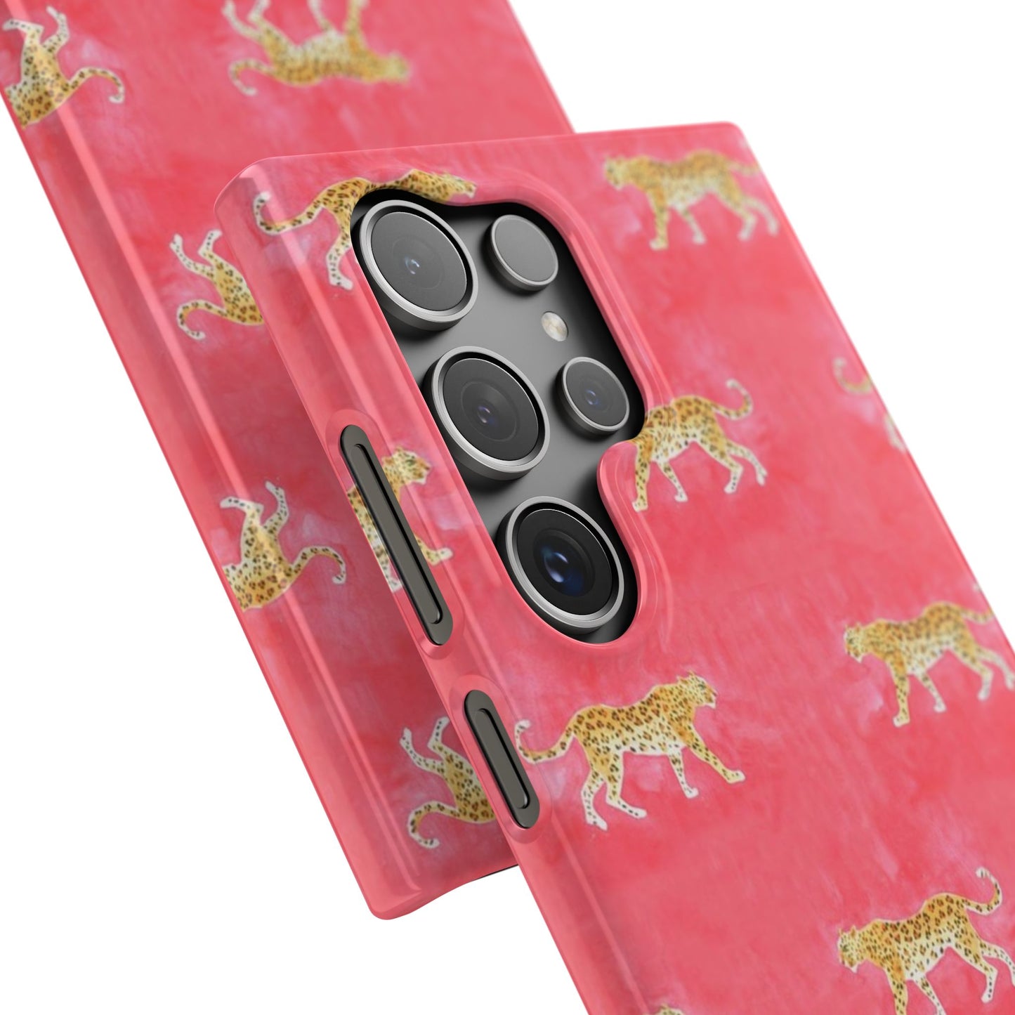 Pink Watercolor Leopard Case
