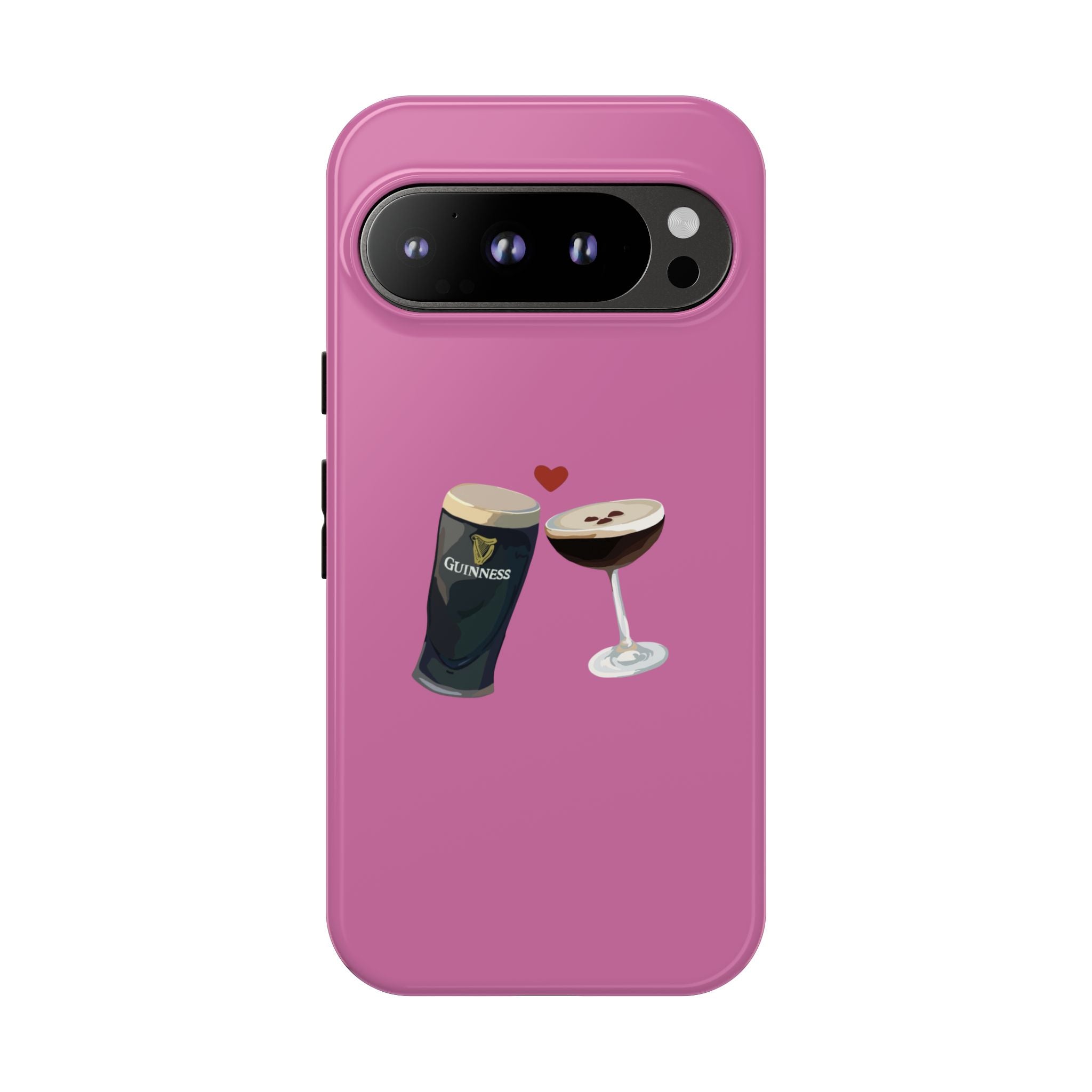 Pint & Wine Glass (Pink) Tough Case