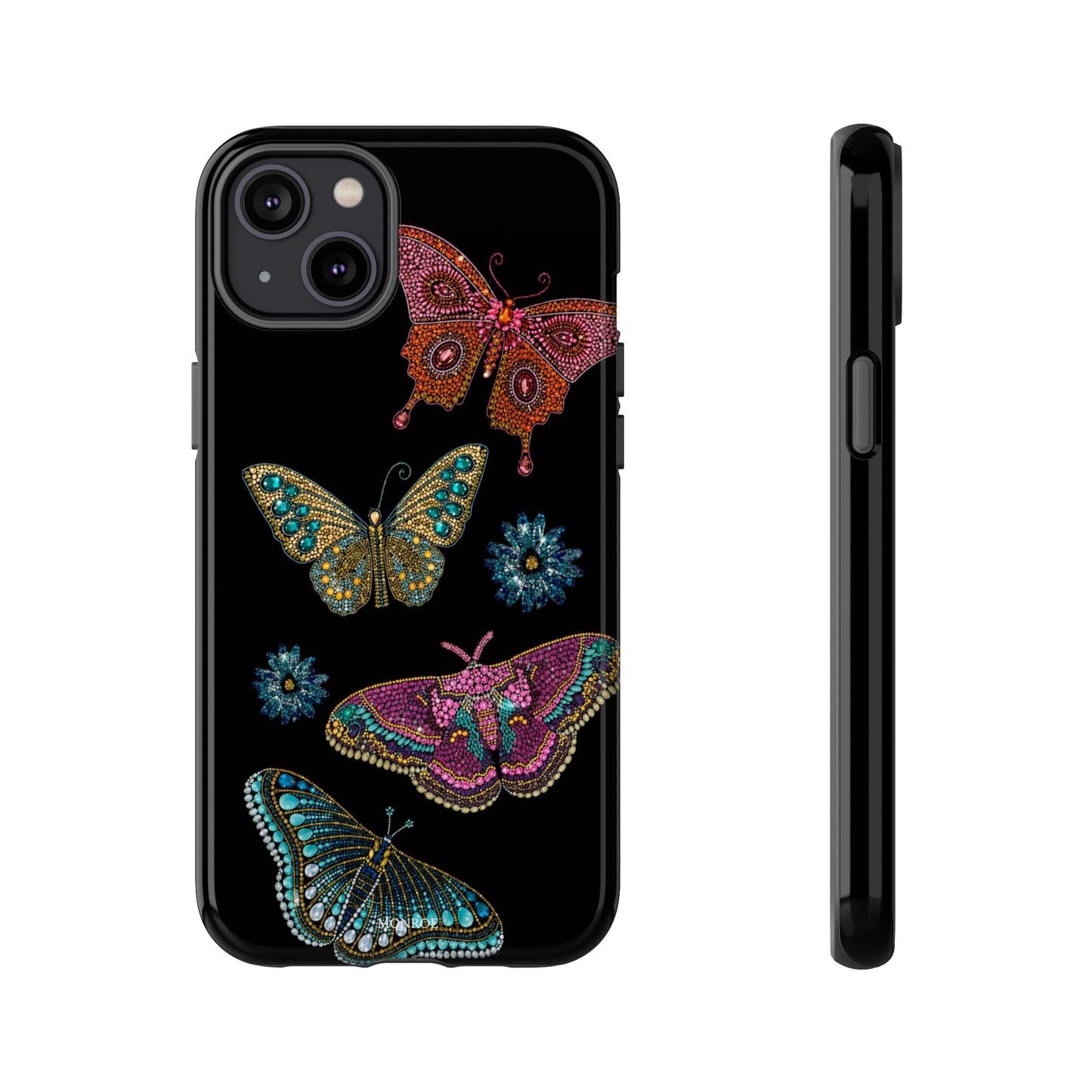 Butterfly Beaded Tough Case