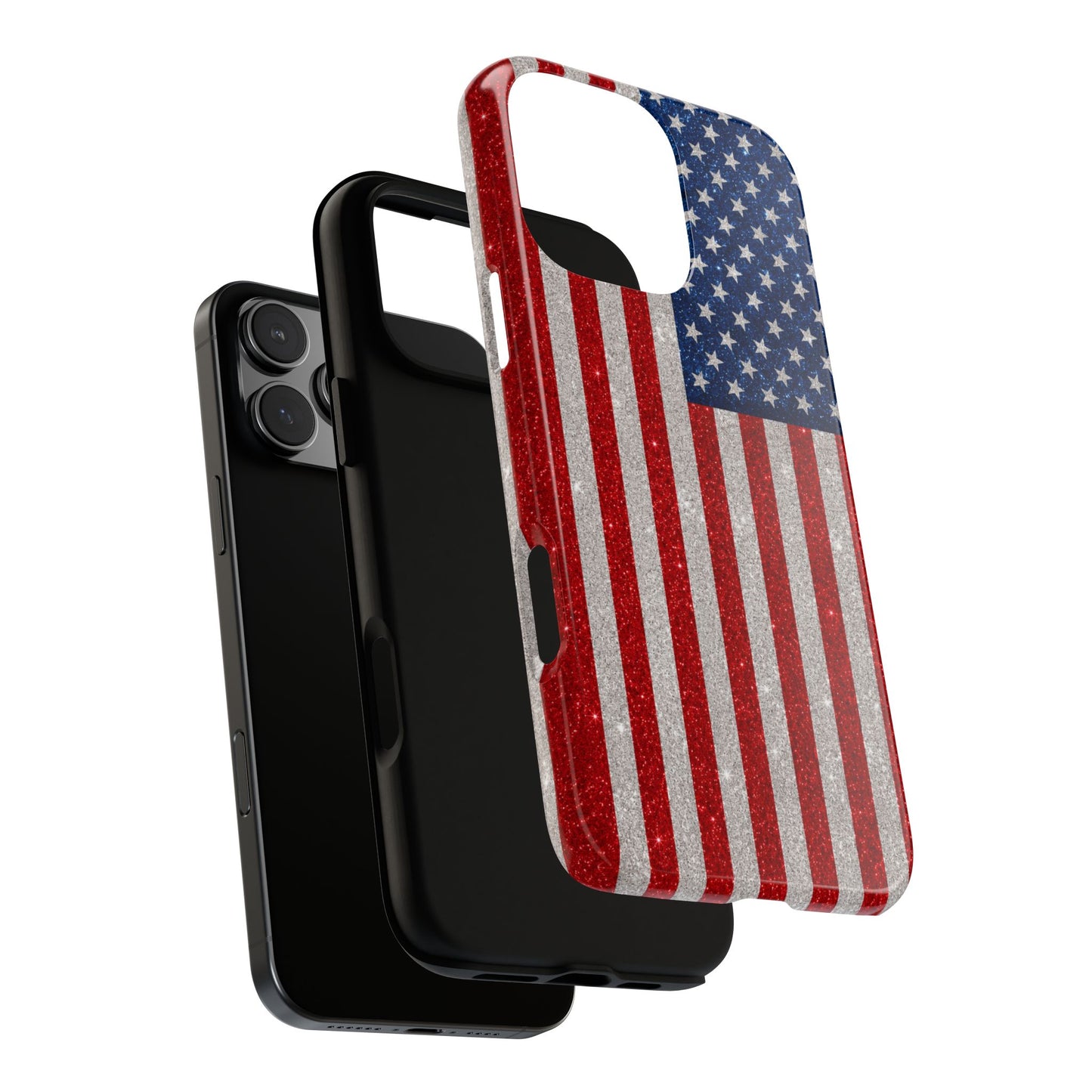 America Glitter Tough Case