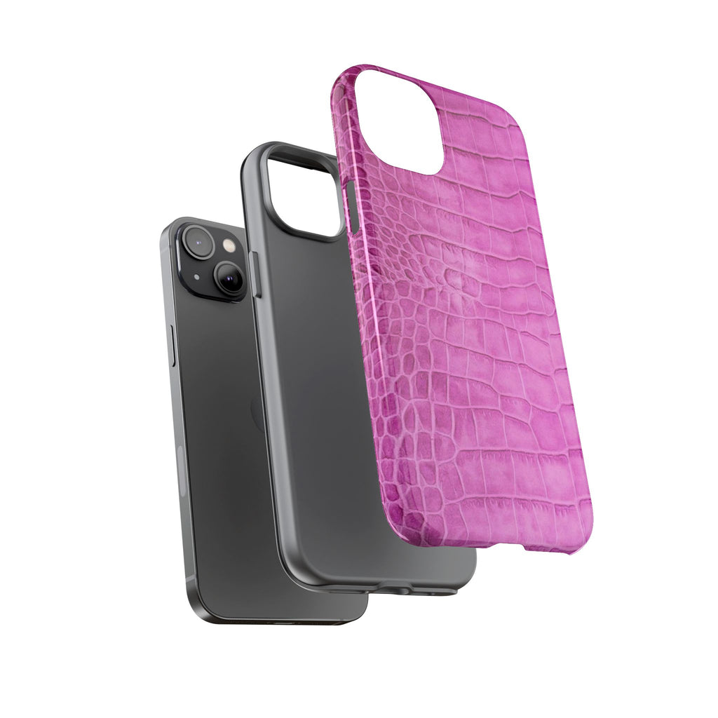 Purple Croc Phone Case