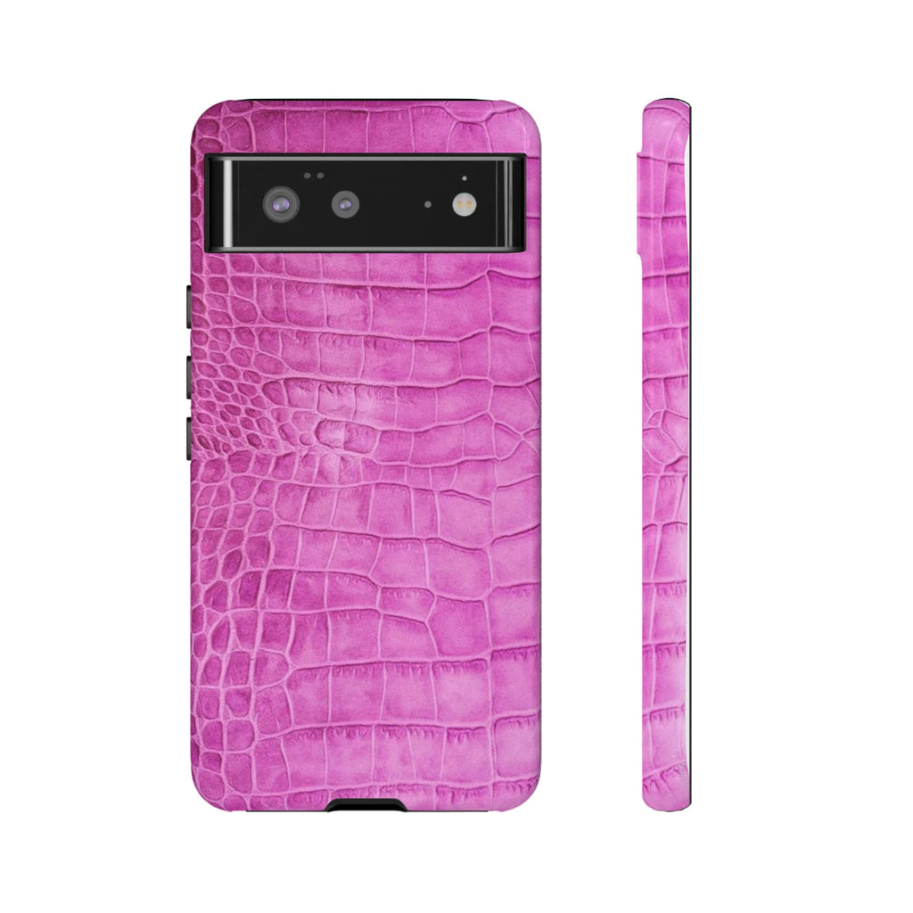 Purple Croc Phone Case