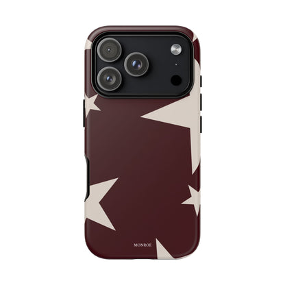 Burgundy Stars Tough Case