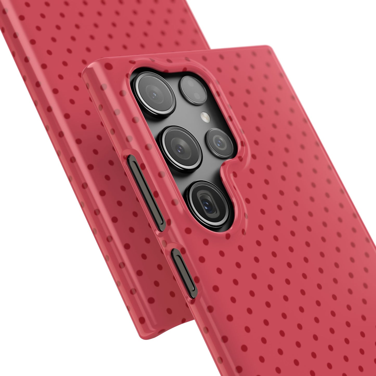 Coral Polka Dot Snap Phone Case