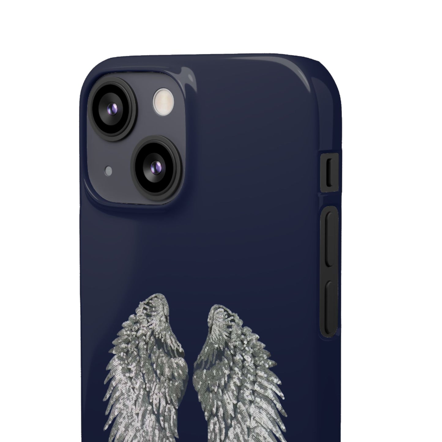 Navy Angel Wings Case