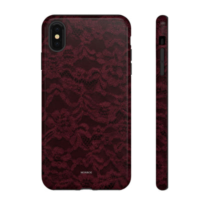 Burgundy Lace Tough Case