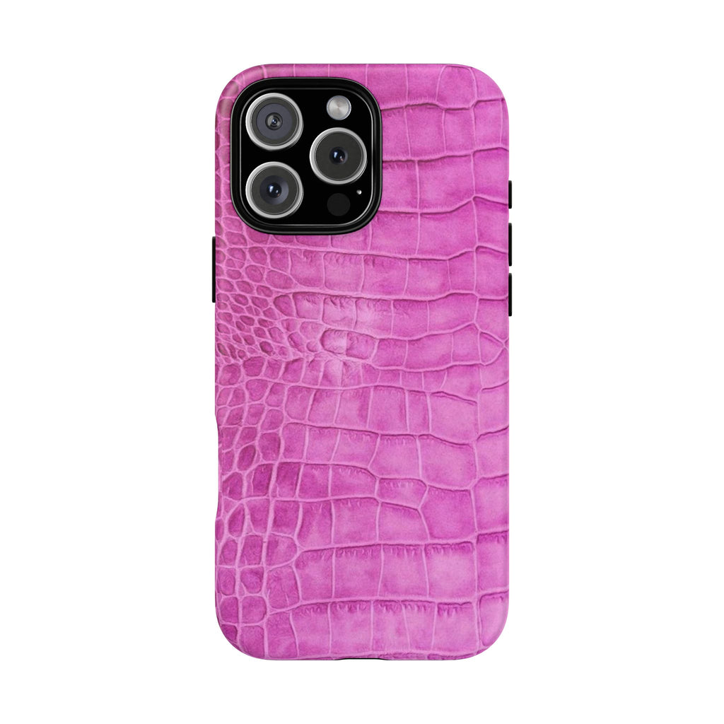 Purple Croc Phone Case
