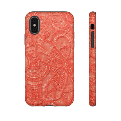 Coral Lace Tough Case
