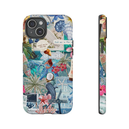 Tropical Beach Collage Tough Case
