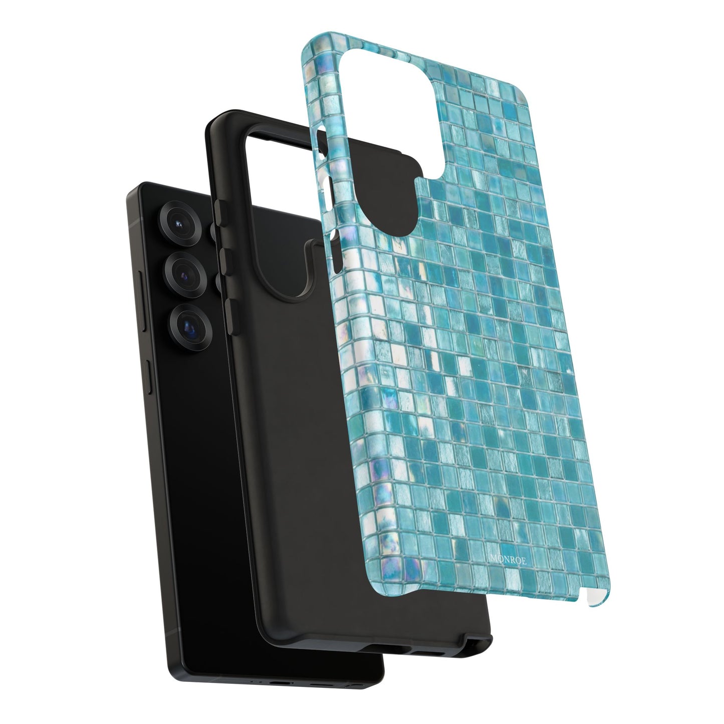 Hot Blue Mosaic Tile Tough Case