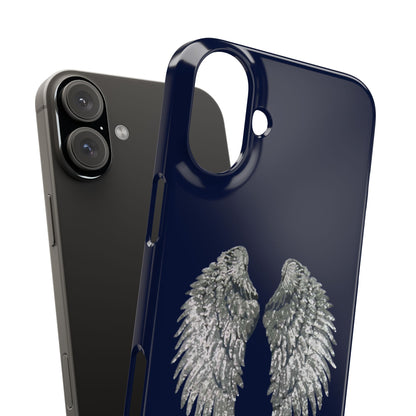 Navy Angel Wings Case