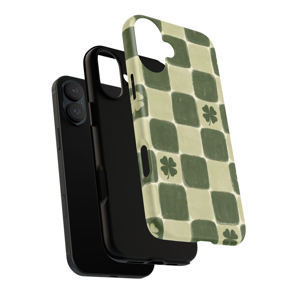 Clover Checker Tough Phone Case