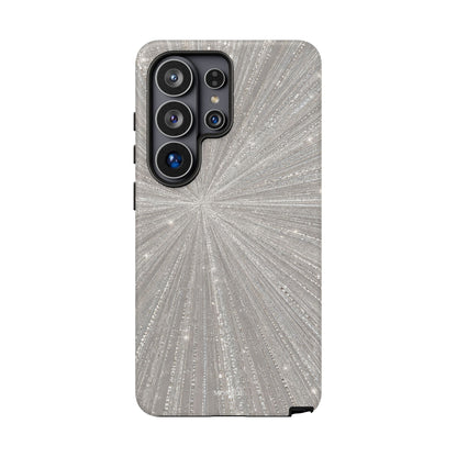 Sparkling Silver Burst Tough Case