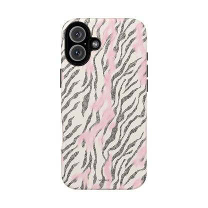 Light Pink Zebra Tough Case