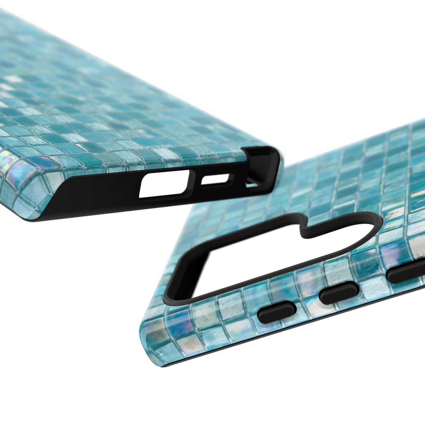 Hot Blue Mosaic Tile Tough Case