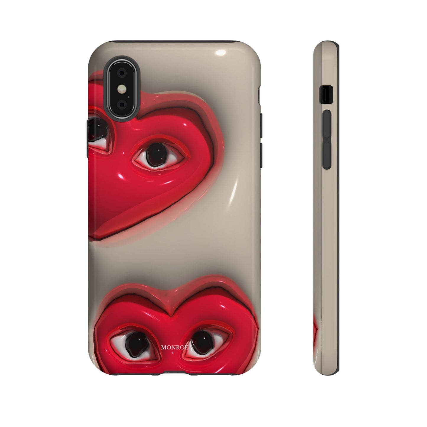 Red Heart Eyes Tough Case