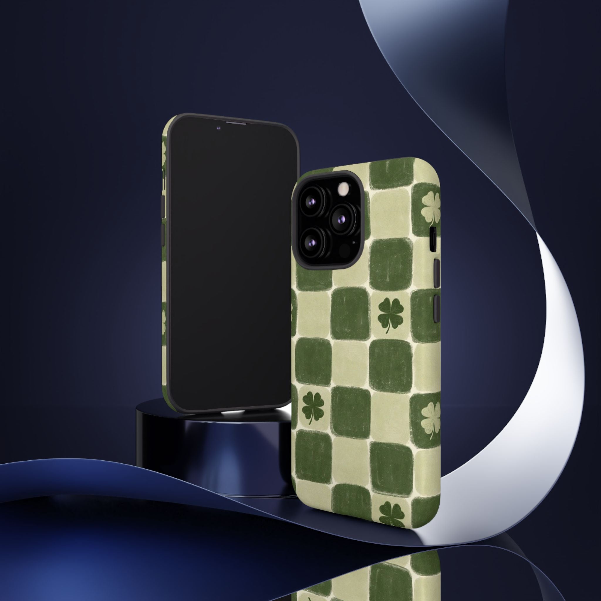 Clover Checker Tough Phone Case