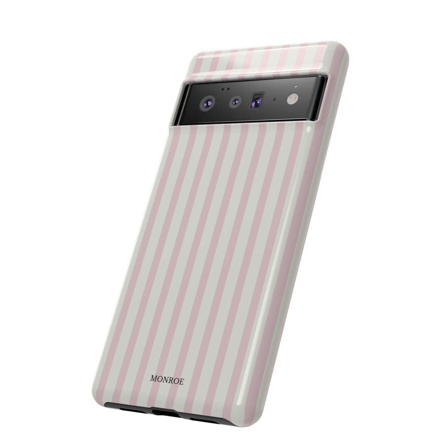 Light Pink Stripe Tough Phone Case