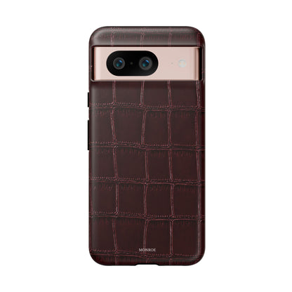 Burgundy Croc Tough Case