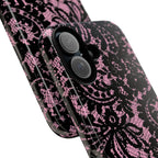 Pink Lace Pattern Tough Phone Case