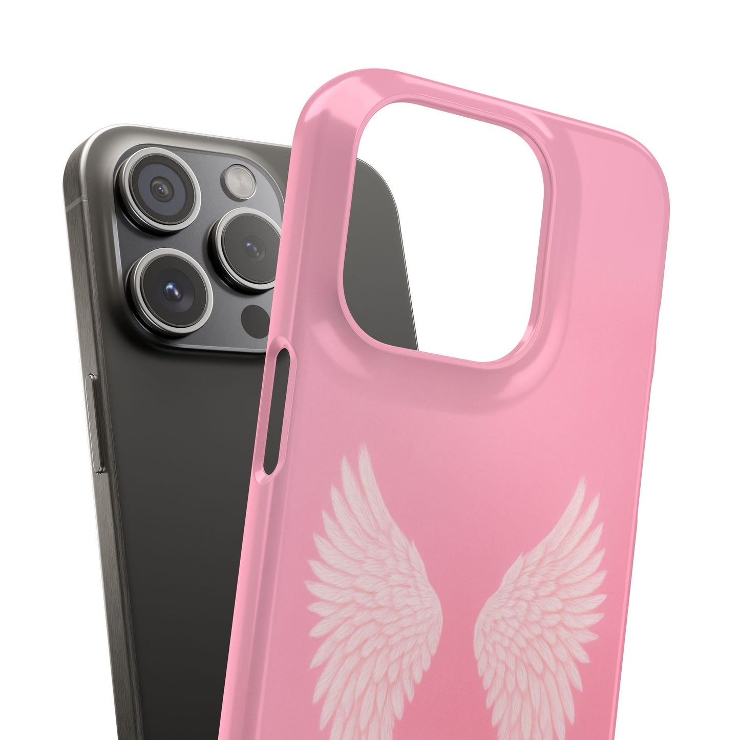 Pink Angel Wings Case