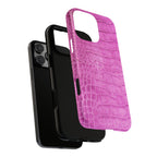 Purple Croc Phone Case