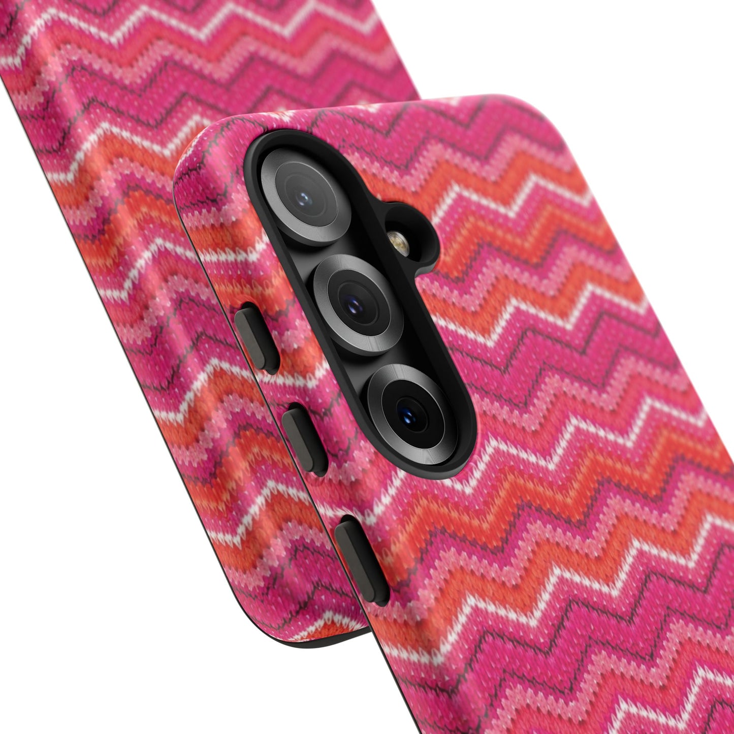 Pink Zigzag Tough Case