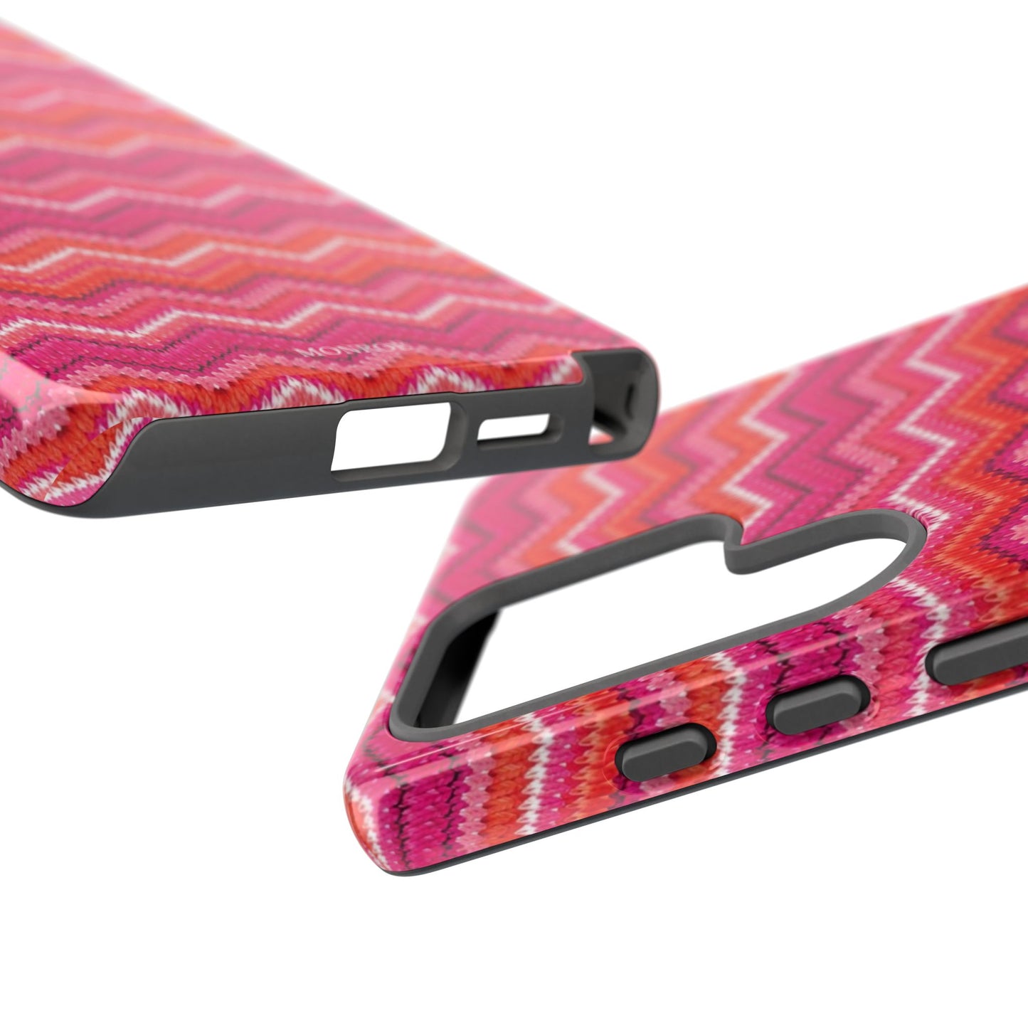Pink Zigzag Tough Case