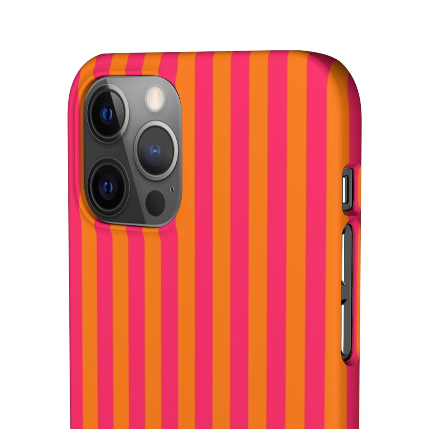 Striped Orange & Pink Case