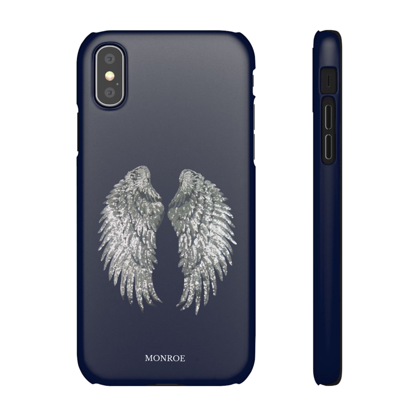 Navy Angel Wings Case