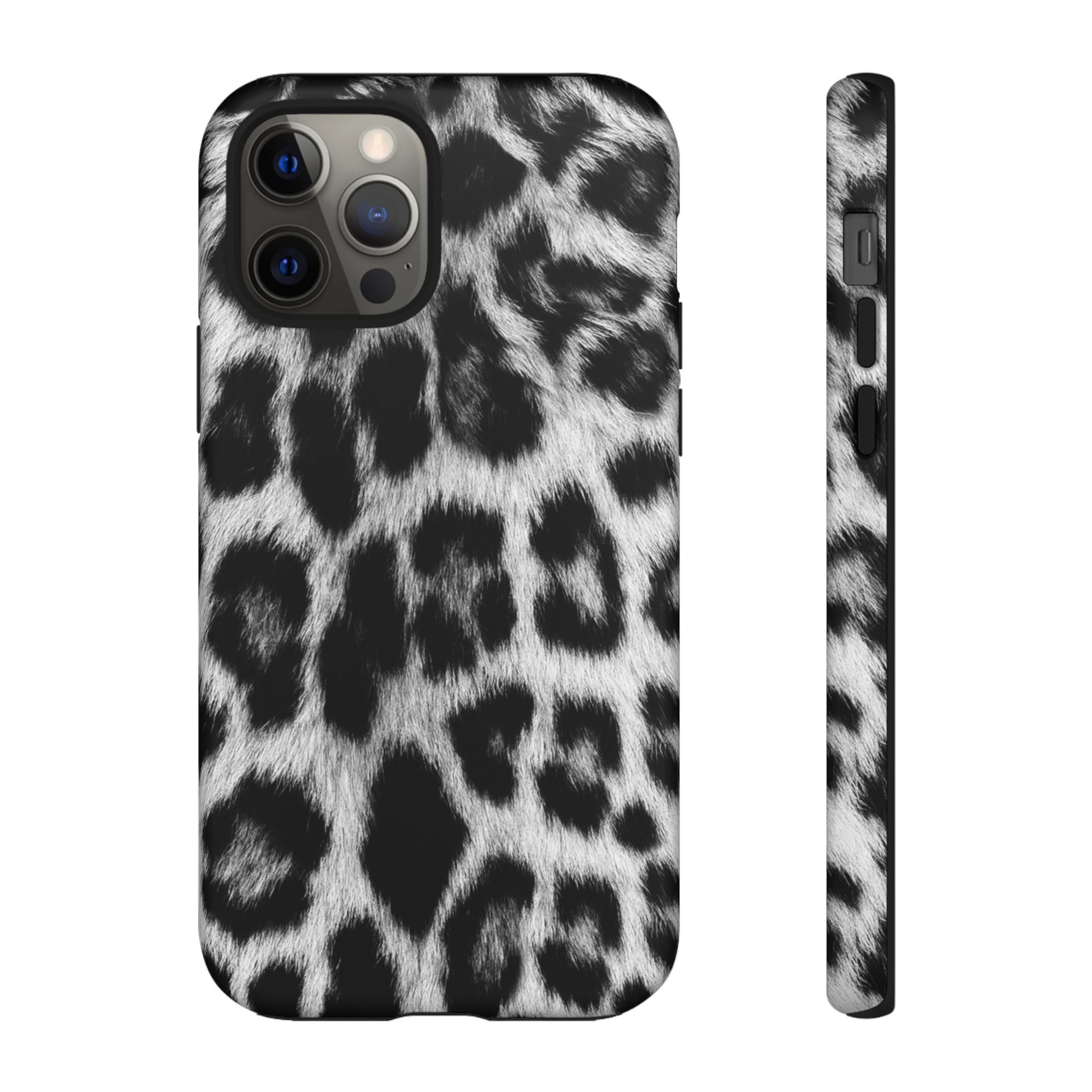 B&W Leopard Phone Case