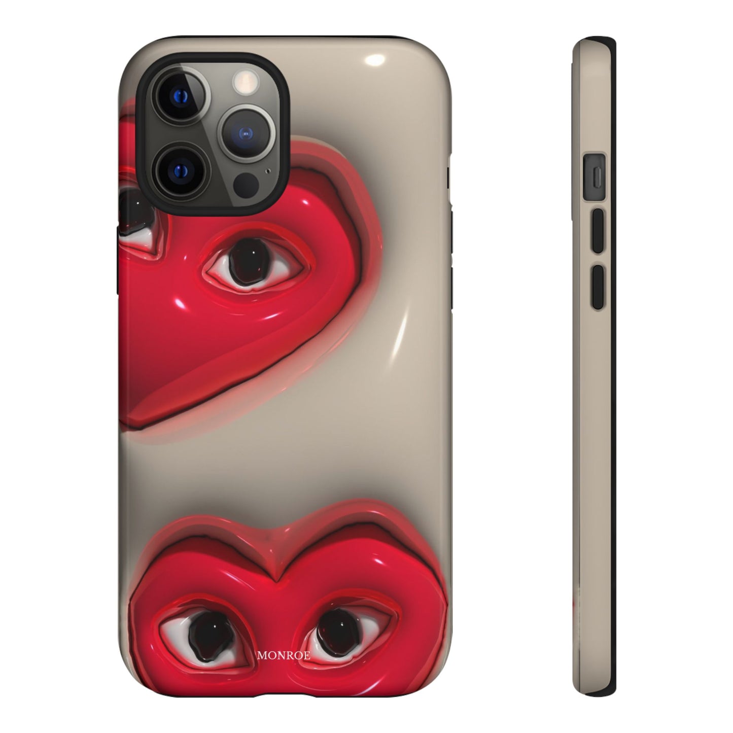 Red Heart Eyes Tough Case